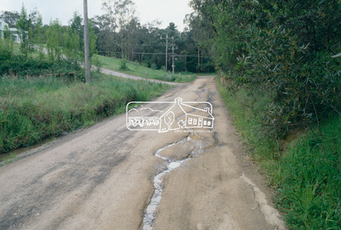 Photograph, Looking northeast along Haldane Road, Eltham, c.1990, 1990c