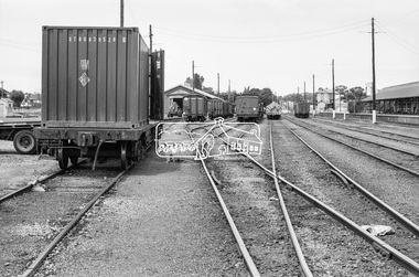Photograph, Wheat train derailment near the yards of Dunolly Railway Station, Dunolly, Victoria, c.1983, 1983