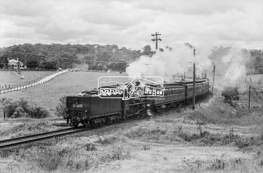 Photograph, Steam locomotive D-639 Vintage train excursion, Hurstbridge to Eltham, c.1970, 1970