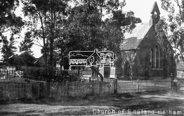 Negative - Photograph, Tom Prior, St Margaret's Church of England, Eltham, c.1910