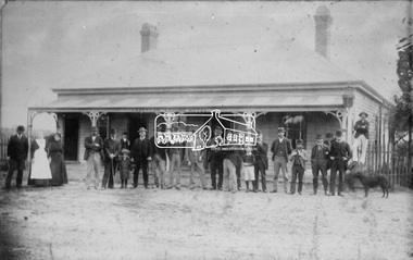 Photograph, Kangaroo Ground Hotel, c.1890
