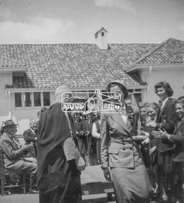 Photograph, Heather Menzies during a visit to Eltham High School, Thursday November 5, 1953, 1953