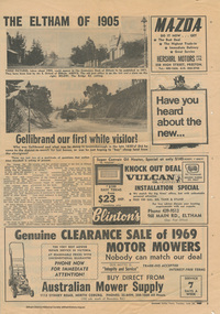 Folder, Pioneers & Painters; Shire of Eltham Historical Society research notes, background information, etc, 1969-1986, 1969-1986
