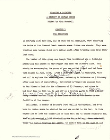 Folder, Pioneers & Painters; Manuscript, 1971, 1971-1978