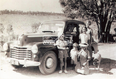 Photograph, Stokes family, Nyora Road, Eltham, c.1952, 1952c