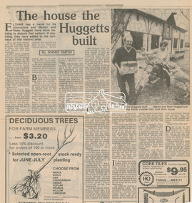 Newsclipping, The house the Huggetts built by Mamie Smith, 1987c