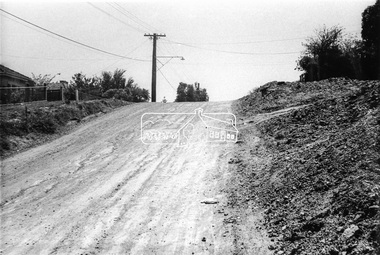 Photograph, Looking north near 76 Bible Street, Eltham, c.September 1966, 1966c