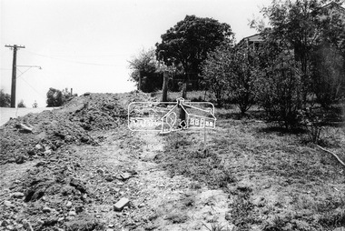 Photograph, Looking north near 76 Bible Street, Eltham, c.September 1966, 1966c