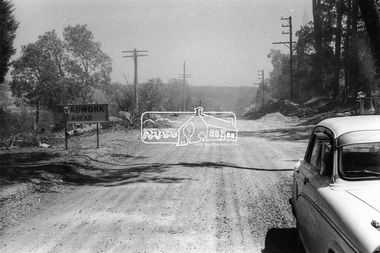 Photograph, Looking west along Brougham Street near No. 101, Eltham, c. September 1966, 1966c