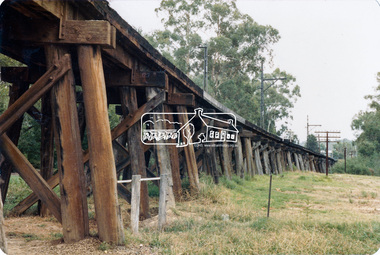 Photograph, Eltham Railway Trestle Bridge, March 1984, Mar 1984