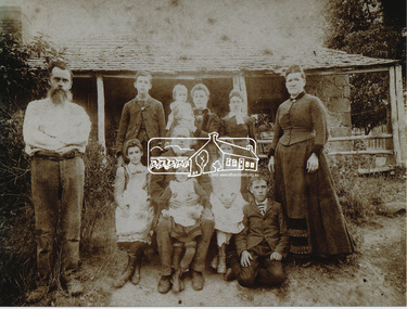 Photograph, Rodda family at Chun Grove, c.1891, 1891c