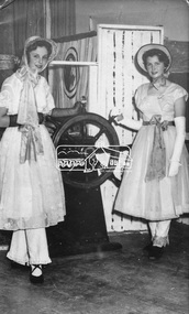Photograph, Joy Chapman (left) with Dianne Bell in HMS Pinafore, 1960