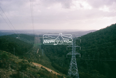 Photograph, Looking south from Bowden Spur Road, Kinglake, October 1964, Oct 1964