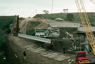 Photograph, Construction of Lower Plenty Bridge, c.August 1966, 1966