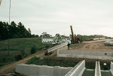 Photograph, Construction of Lower Plenty Bridge, c.August 1966, 1966