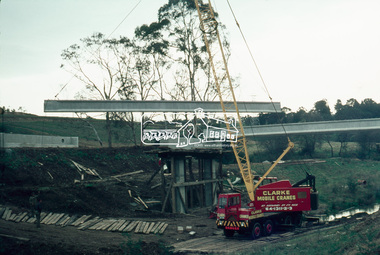 Photograph, Construction of Lower Plenty Bridge, c.August 1966, 1966