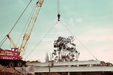 Photograph, Construction of Lower Plenty Bridge, c.August 1966, 1966