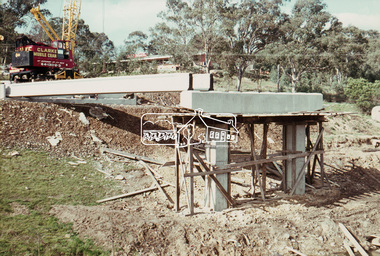 Photograph, Construction of Lower Plenty Bridge, c.August 1966, 1966