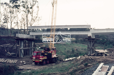 Photograph, Construction of Lower Plenty Bridge, c.August 1966, 1966