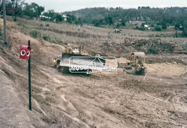 Photograph, Main Road widening, Eltham, c.March 1968, 1968