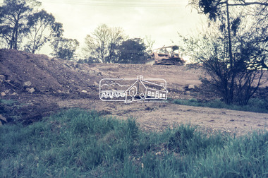 Photograph, Roadworks for Main Road widening, c.May 1968, 1968