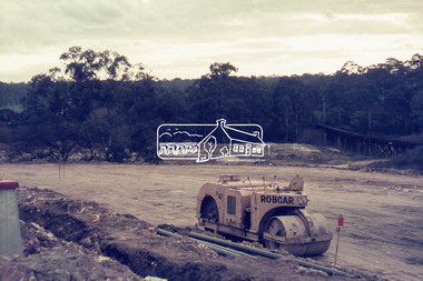 Photograph, Roadworks for Main Road widening, c.May 1968, 1968