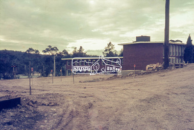 Photograph, Roadworks for Main Road widening, c.May 1968, 1968
