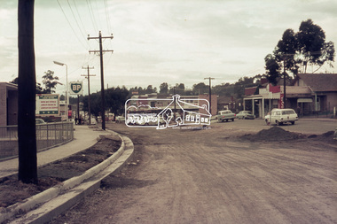 Photograph, Roadworks, Main Road widening, Eltham, c.15 July 1968, 1968