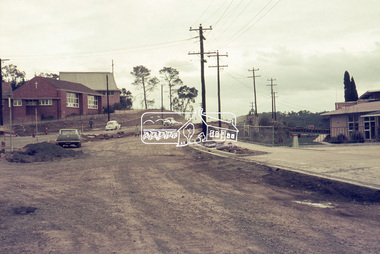Photograph, Roadworks, Main Road widening, Eltham, c.15 July 1968, 1968