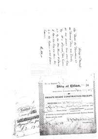 Document, Photocopy of receipts
