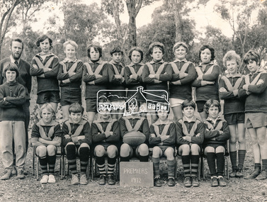 Photograph, Eltham East Primary School, Football Premiers, 1972 (undefeated)