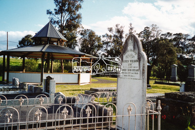 Photograph, A walk through the cemetery at Kangaroo Ground, Diana Bassett-Smith, 1 October 2001, 2001