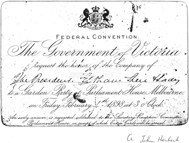 Document - Folder, Cr. John Herbert, Shire President, Eltham Shire, 1894-1906, 1898 to 1917