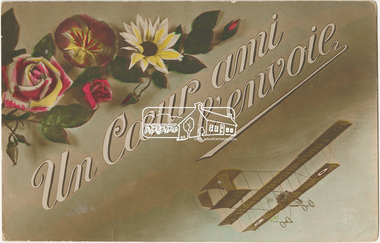 Postcard, Postcard to Sadie Howard from W.W.W., France, 22 January 1917, 1917