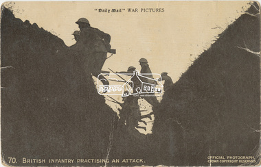 Postcard, Postcard to Lily Howard from Pte Patrick Francis Plunkett, France, 5 August 1917, 1917