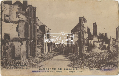 Postcard, Postcard to Lily Howard from Charlie Harris, France, 4 September 1917, 1917