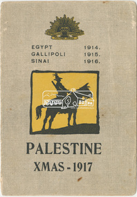 Greeting Card, Christmas greetings to Lily Howard from Dev(?), Palestine, 1917