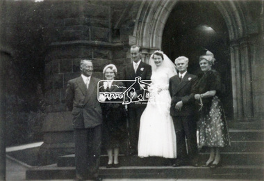 Photograph, Jean Joyce and Bob Duff wedding