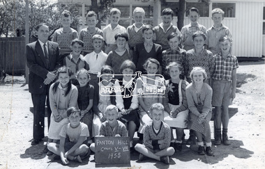 Photograph, Panton Hill State School, Grades V to VIII, 1955