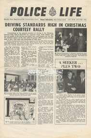 Magazine, Police Life, Monthly News-Magazine of the Victoria Police Force, Jan-Feb 1966, 1966