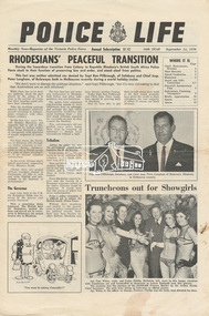 Magazine, Police Life, Monthly News-Magazine of the Victoria Police Force, September 15, 1970, 1970