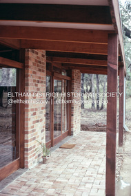 Photograph, Michael Wood, Front verandah, Wood family home post construction, 184 Progress Road, Eltham North, February 1970, 1970
