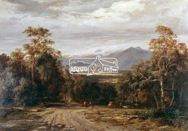Photograph, "On the Woods Point Road" - Louis Buvelot, 1872, 1971