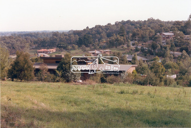 Photograph, View from back fence looking towards Pitt Street and Wattle Grove, 218 Pitt Street, Eltham, c.1985, 1985c