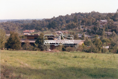 Photograph, View from back fence looking towards Pitt Street and Wattle Grove, 218 Pitt Street, Eltham, c.1985, 1985c