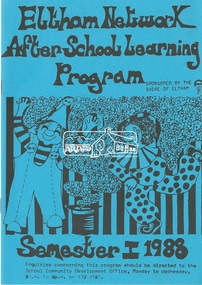 Booklet, Eltham Network After School Learning Program, Semester I, 1988, 1988