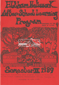 Booklet, Eltham Network After School Learning Program, Semester II, 1989, 1987