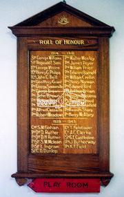 Document - Folder, Roll of Honour Board, Eltham War Memorial, 2005
