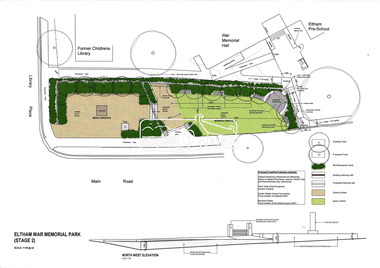 Document, Eltham War Memorial Park (Stage 2), Nillumbik Shire Council, c. Sep. 2014
