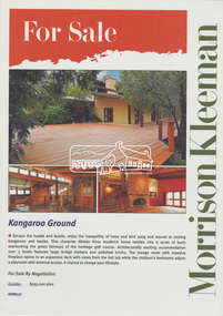 Advertising, Real Estate For Sale advertisement, 777 Henley Road, Kangaroo Ground, March 2007, 2007